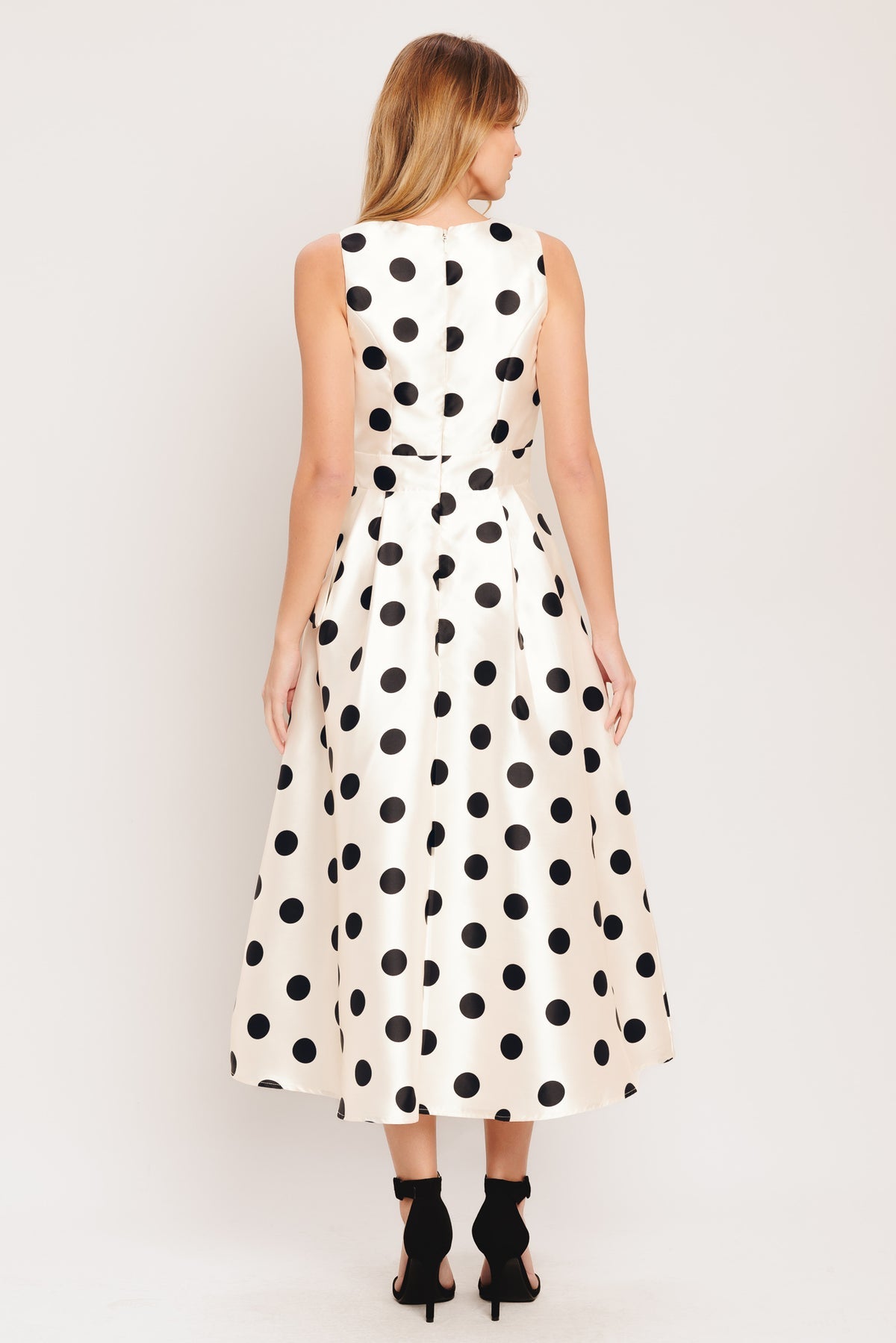 Cocktail Dresses Print Tea Length Short Cocktail Dress Flying Tomato ID23166 Ivory