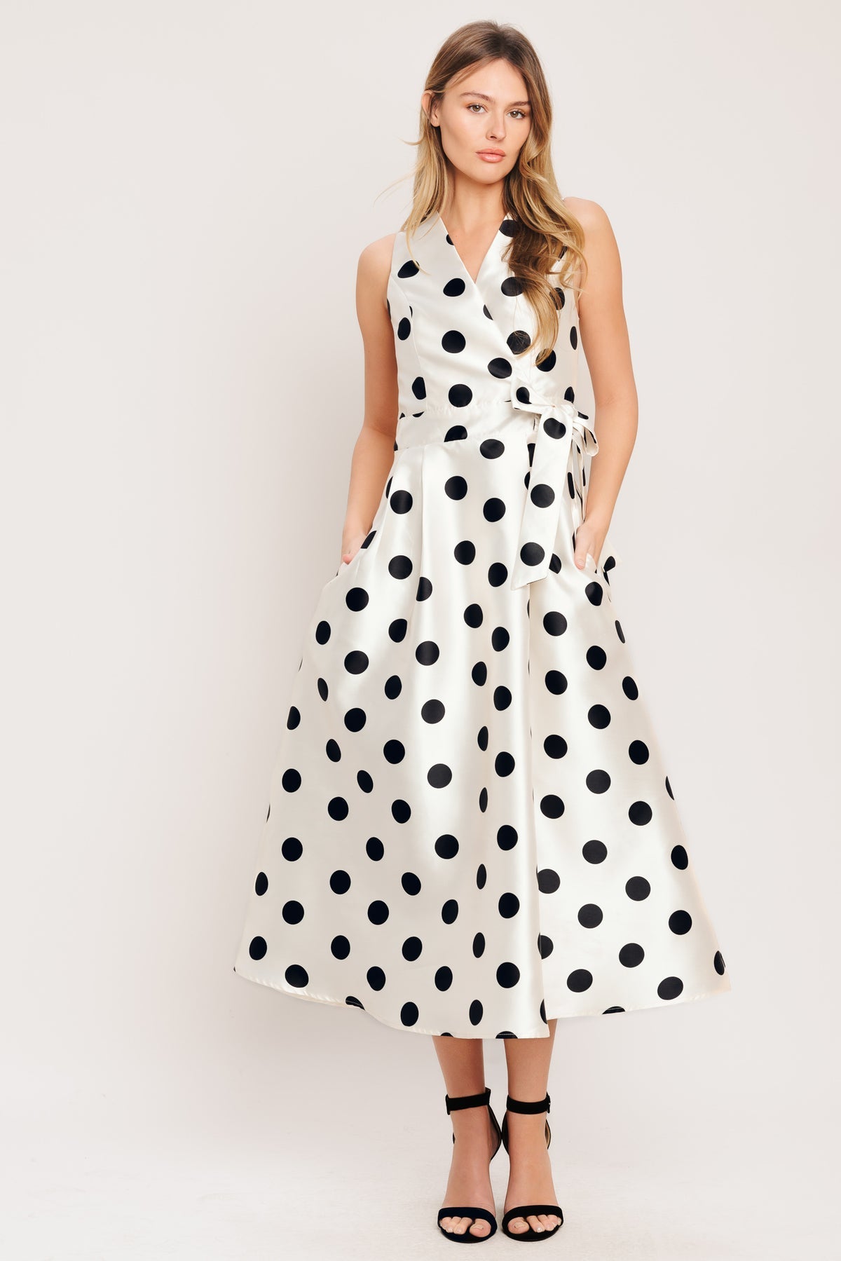 Cocktail Dresses Print Tea Length Short Cocktail Dress Flying Tomato ID23166 Ivory