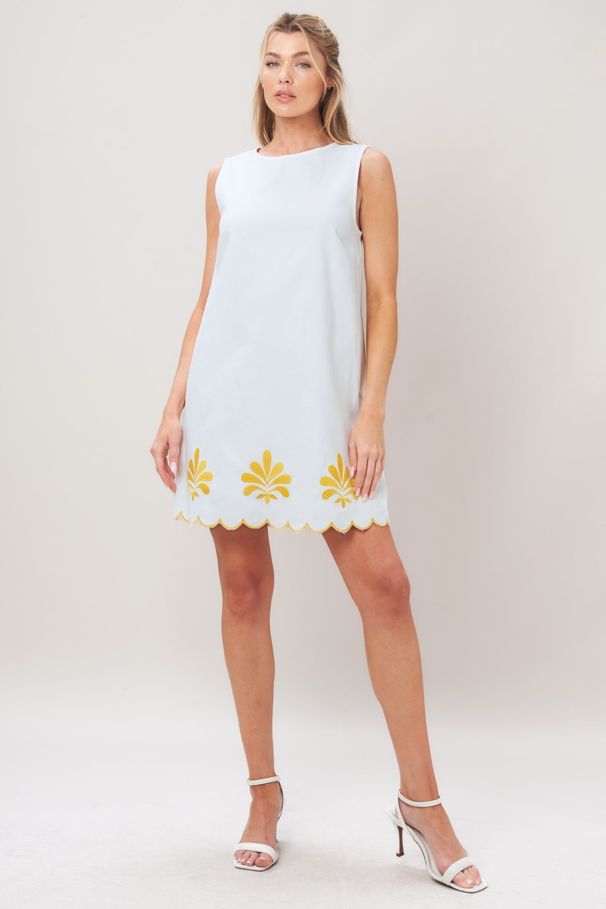 Crew/High-Neck Mini Crepe Cocktail Sheath Flying Tomato ID23305
