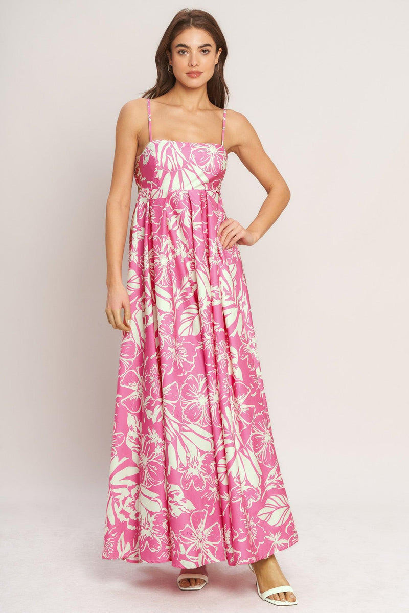 Square Neck Floor-Length Satin Wedding Guest A-Line Flying Tomato ID23327