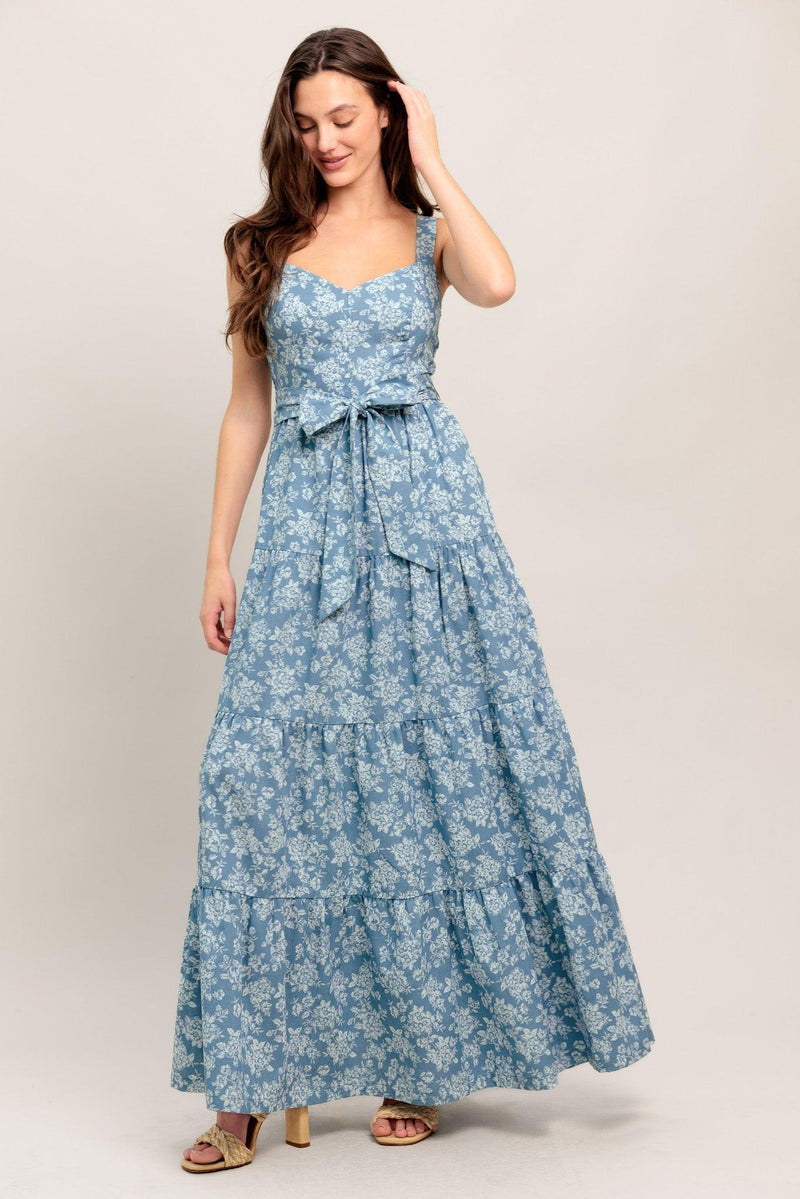 Sweetheart Floor-Length Chiffon Wedding Guest A-Line Dress Flying Tomato ID23489