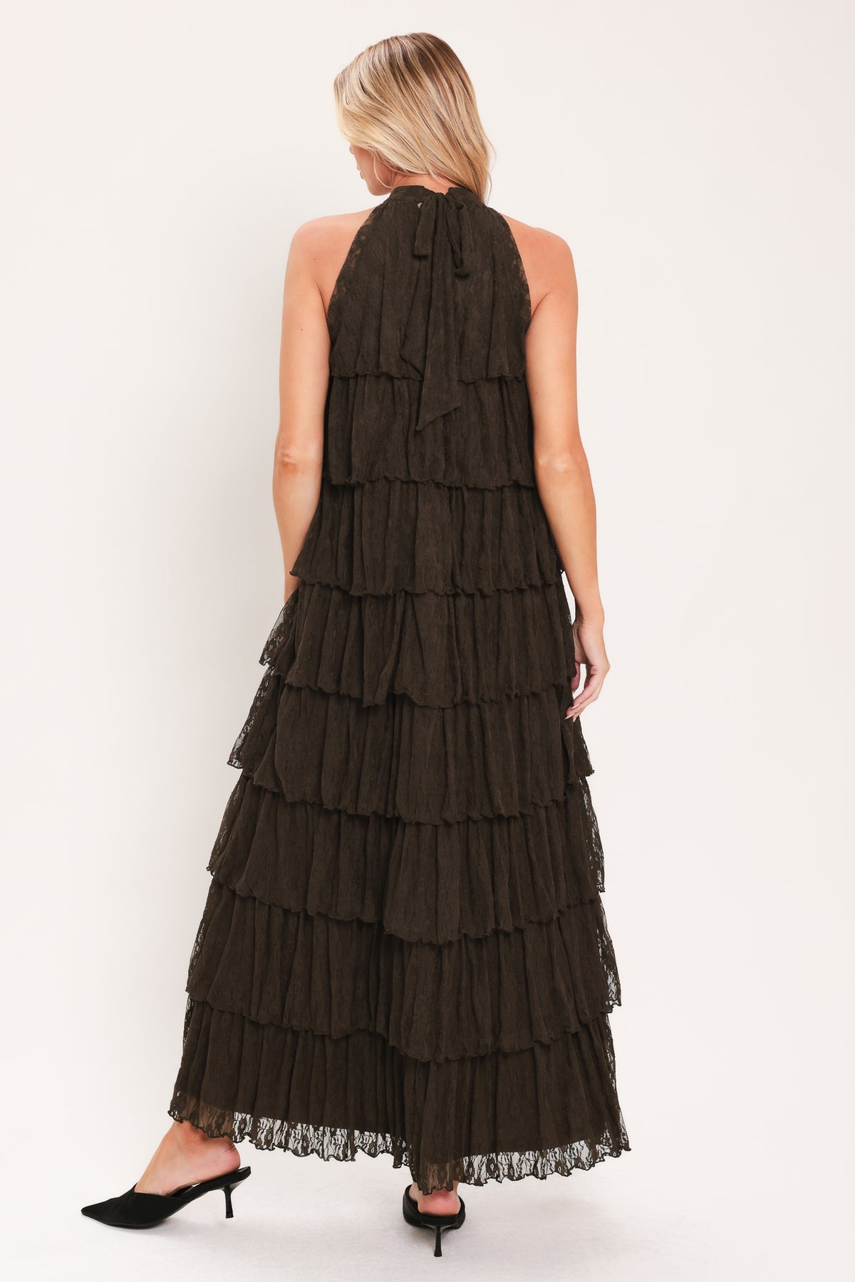 Halter Floor-Length Lace Occasion A-Line Flying Tomato ID24429