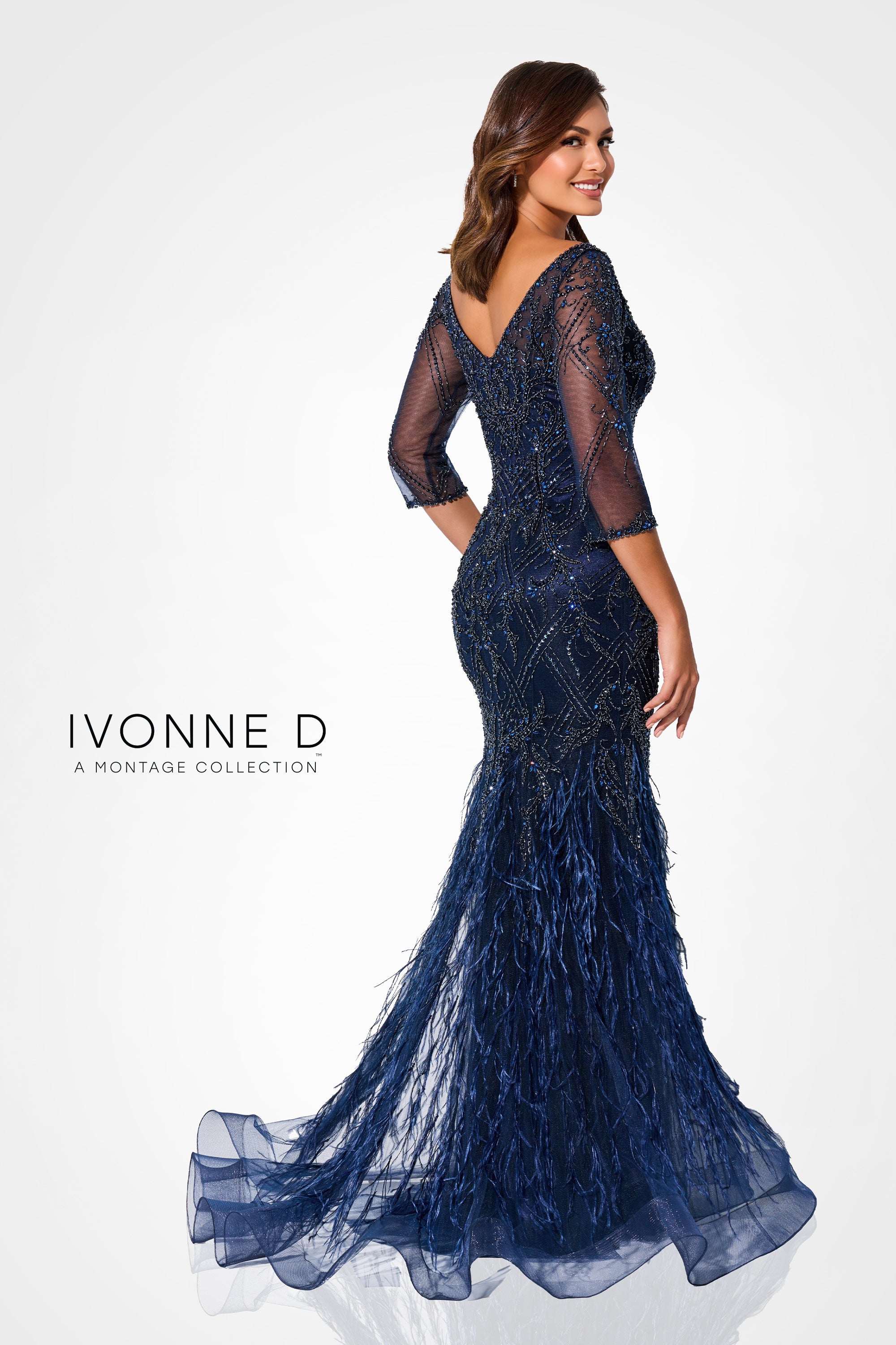 Mother of the Bride Dresses Long Formal Mother of the Bride Mermaid Dress Navy Blue