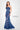 Formal Dresses Beaded Long Mermaid Formal Evening Dress Navy Blue/Nude
