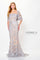 Formal Dresses Beaded Long Mermaid Formal Evening Dress Silver/Nude