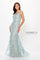 Formal Dresses Formal Long Mermaid Floral Lace Evening Dress Sage/Nude