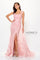 Formal Dresses Long Formal Lace Applique Overskirt Evening Gown Rose