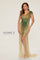 Formal Dresses Beaded Long Formal Slit Evening Gown Chartreuse
