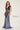 Formal Dresses Beaded Long Formal Slit Evening Gown Navy Blue