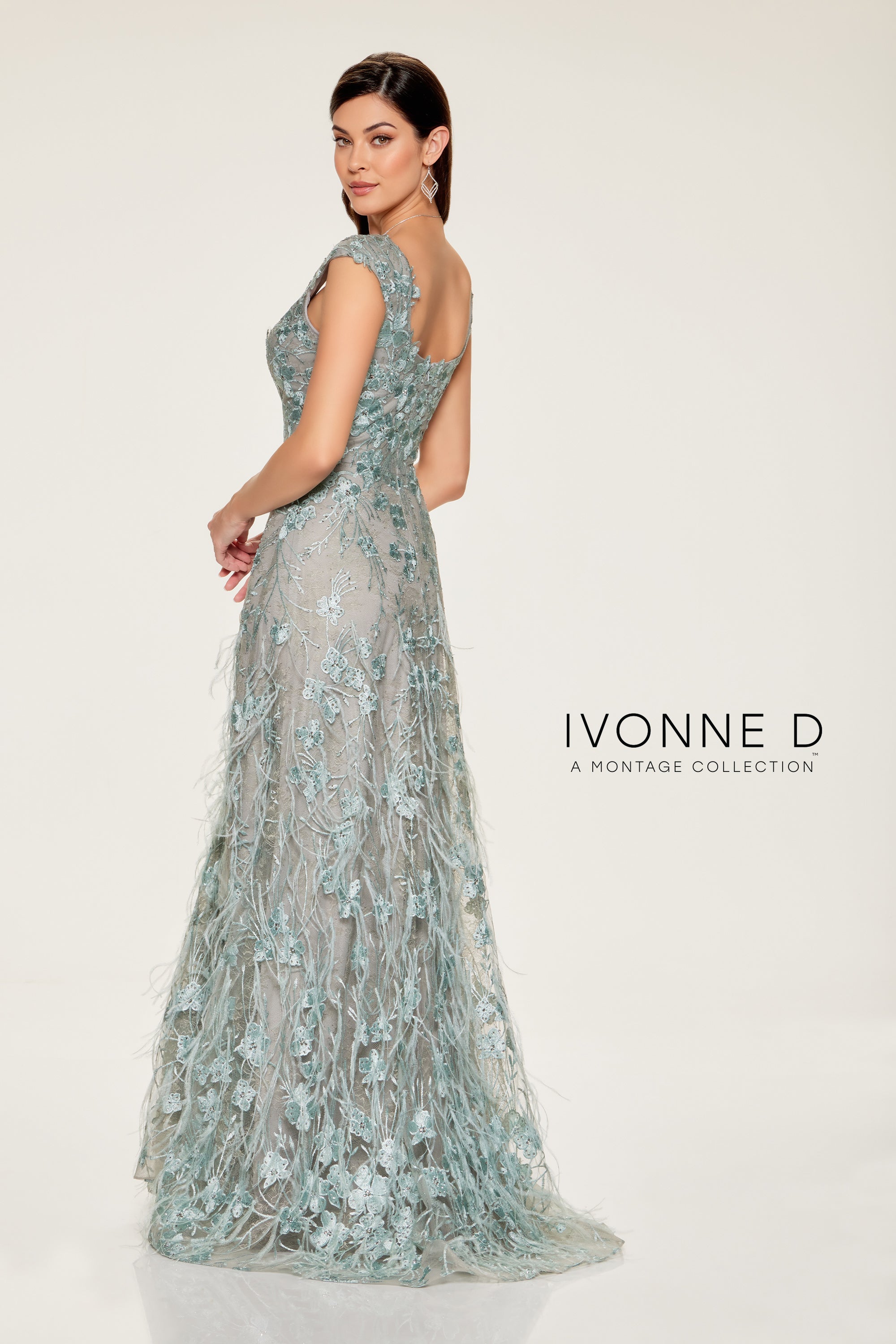 Formal Dresses A Line Long Formal Lace Evening Gown Aqua