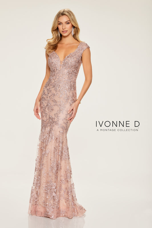 Formal Dresses Long Formal Floral Lace Mermaid Evening Dress English Rose