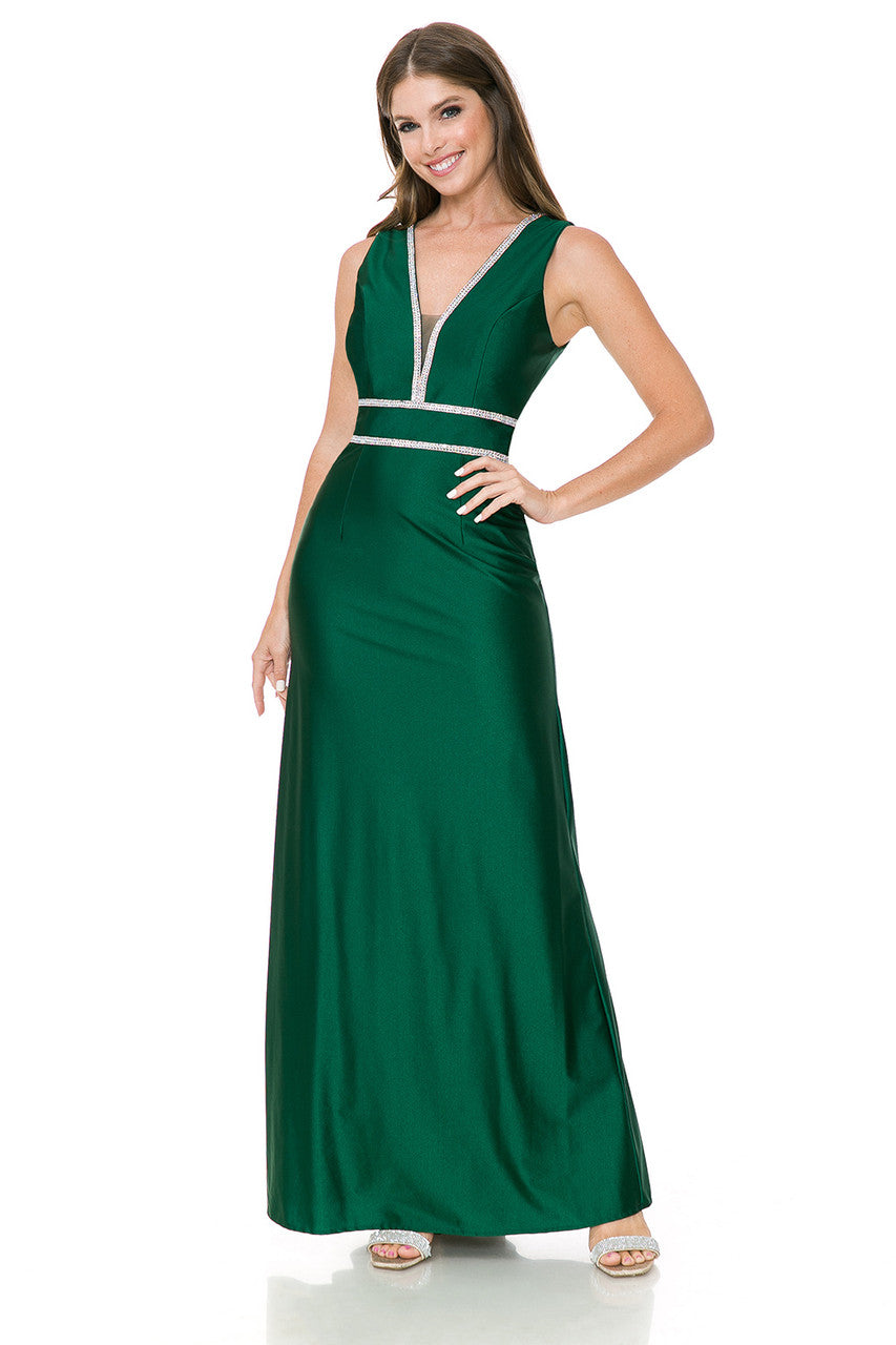 Formal Dresses Long Formal Evening Dress Lenovia 5254 Hunter Green