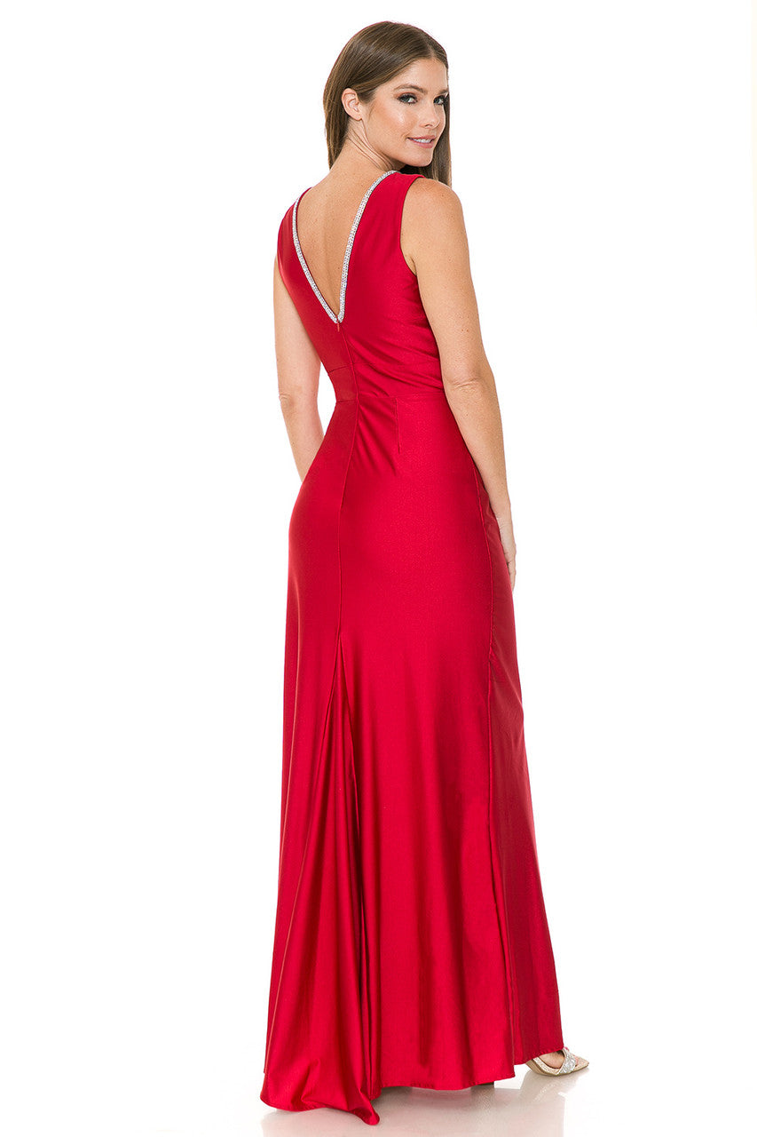 Formal Dresses Long Formal Evening Dress Lenovia 5254 Red