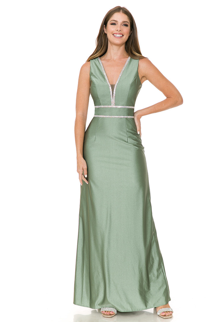 Formal Dresses Long Formal Evening Dress Lenovia 5254 Sage