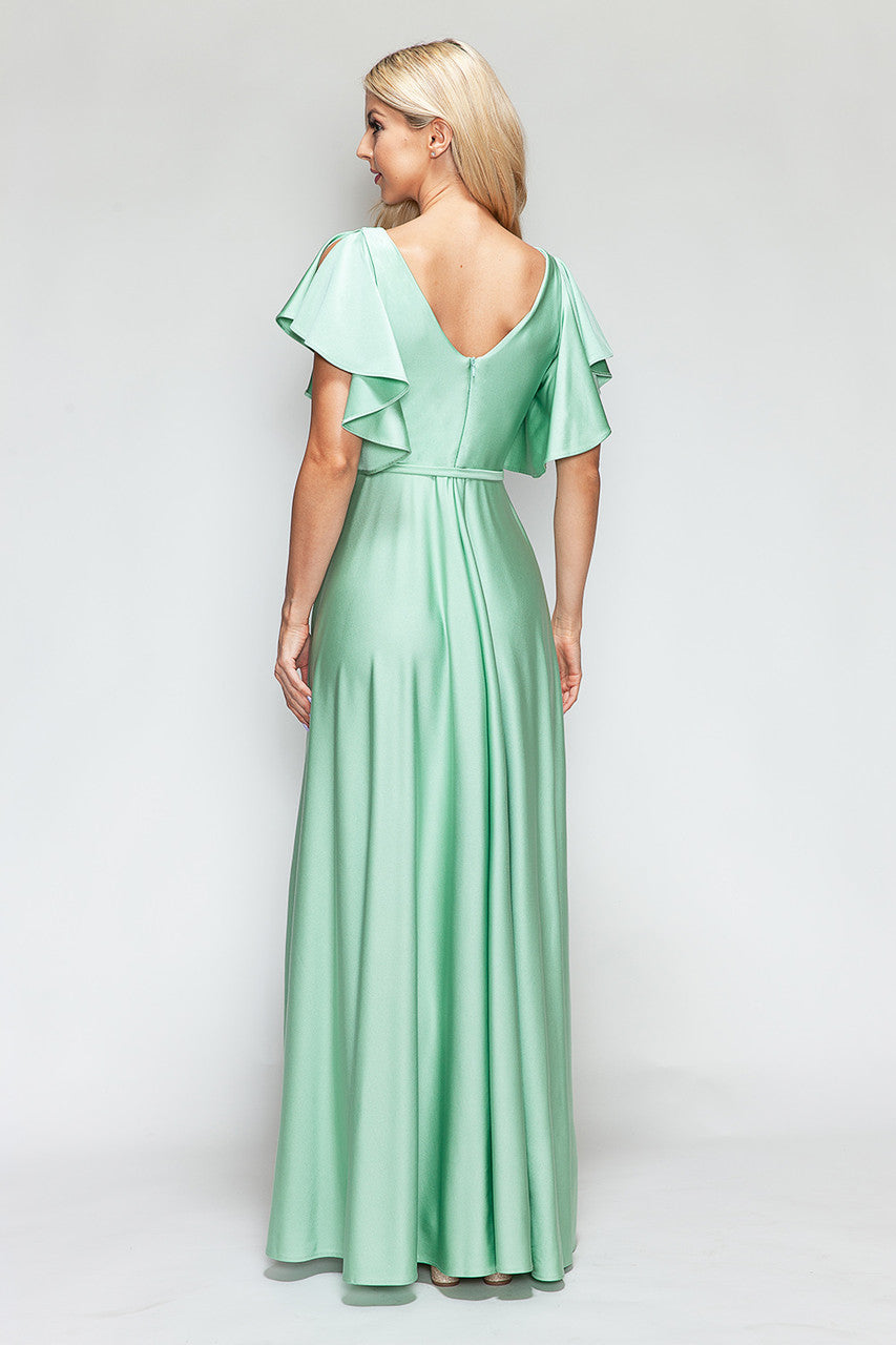 Mother of the Bride Dresses Long Formal Mother of the Bride Dress Lenovia 5277 Sage