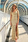 Prom Dresses Long Fitted Formal Fringe Prom Dress Champagne