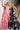 Prom Dresses Long Formal Corset Floral Print Prom Dress Black