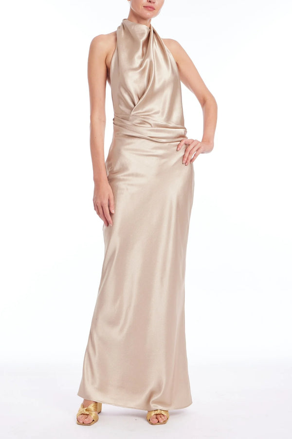 Cowl Neck Dress Jewel by Badgley Mischka J0795