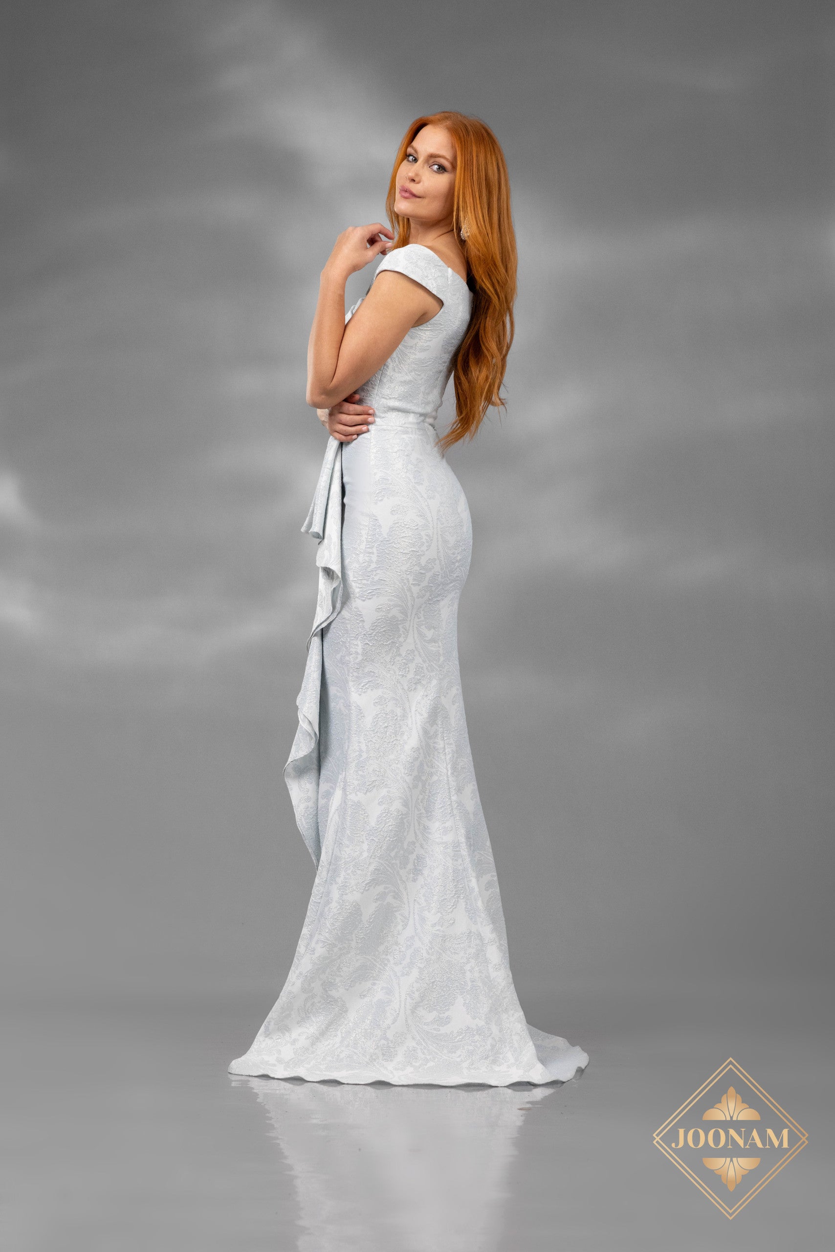 Prom Dresses Fitted Long Prom Mermaid Ruffle Formal Dress Sky Blue