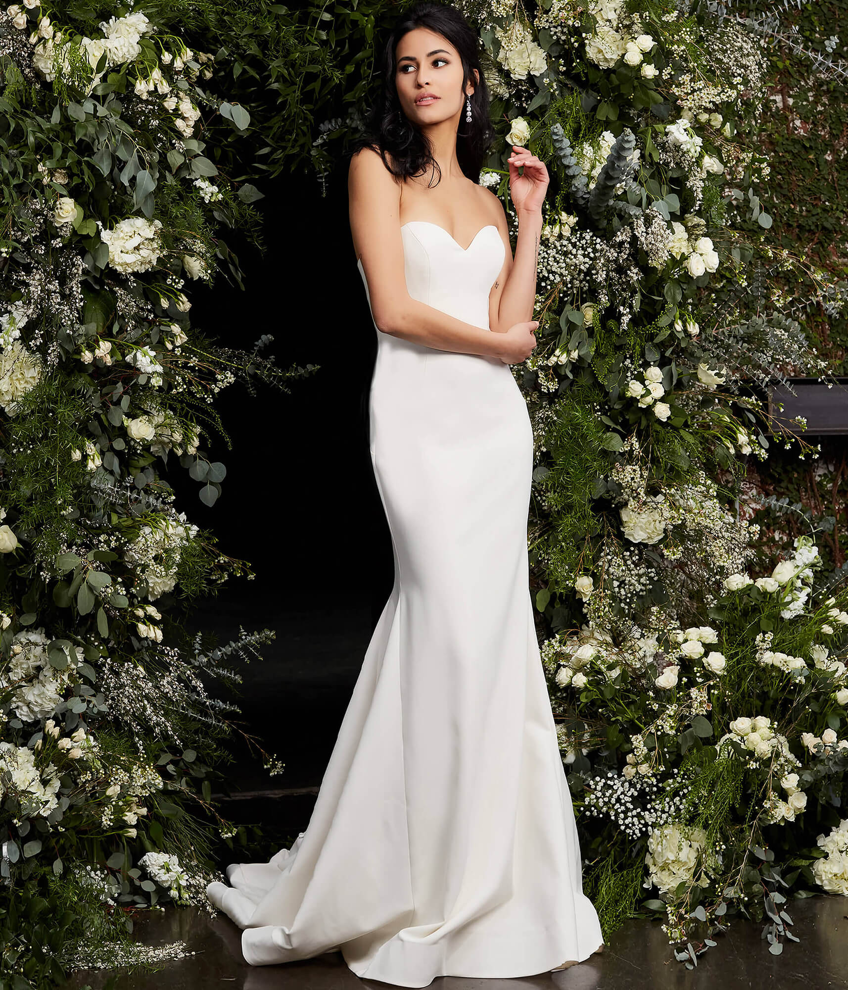 Wedding Dresses Long Mermaid Wedding Dress Ivory