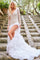 Wedding Dresses Long Beaded Ruffle Wedding Dress Off-White/Nude