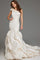Wedding Dresses Mermaid Long Ruffle Wedding Dress Off-White