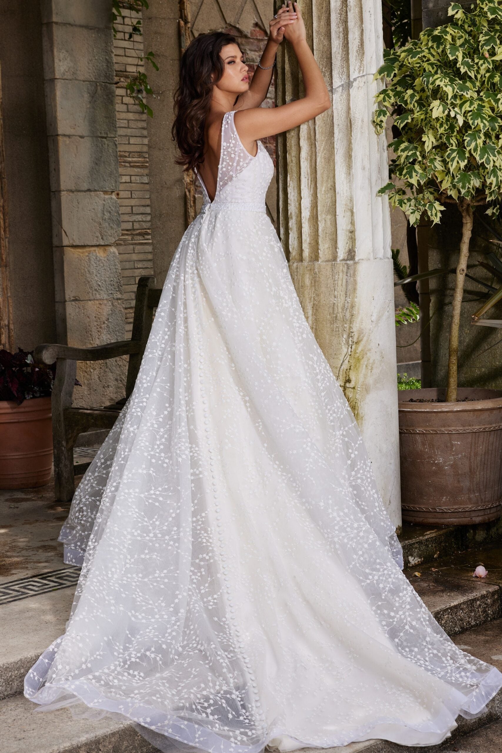 Wedding Dresses Bridal Ballgown Long Sequin Wedding Dress Off-White