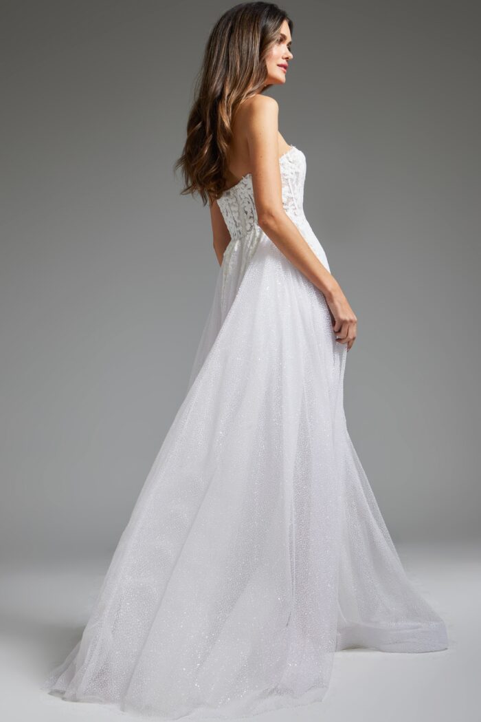 Jovani JB24560 Bridal Gown Long Mermaid Corset Wedding Dress