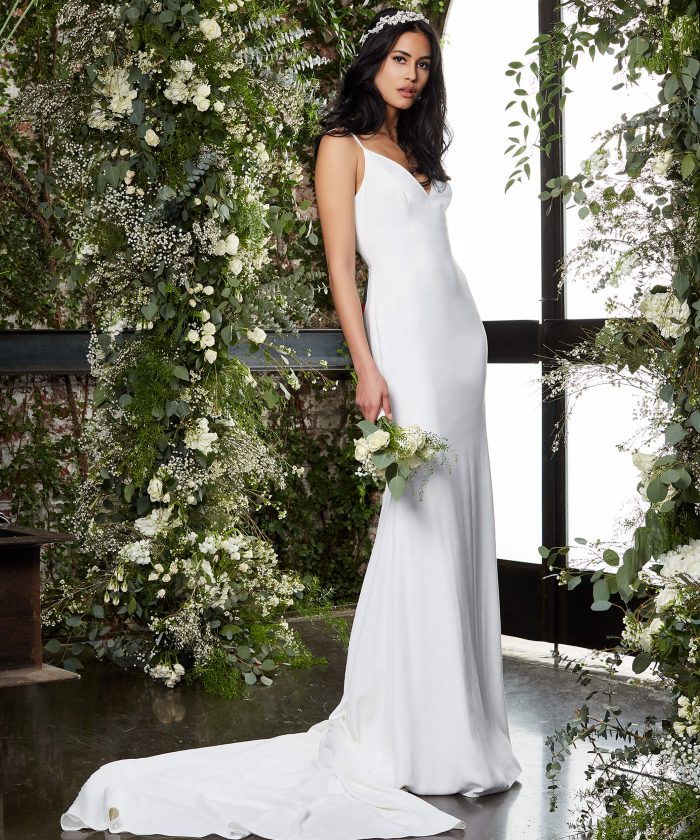 Wedding Dresses Bridal Gown Long Fitted Wedding Dress Ivory