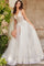 Wedding Dresses Long Sequin Ballgown Wedding Dress Off-White