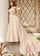 Wedding Dresses Long Sequin A Line Wedding Dress Nude