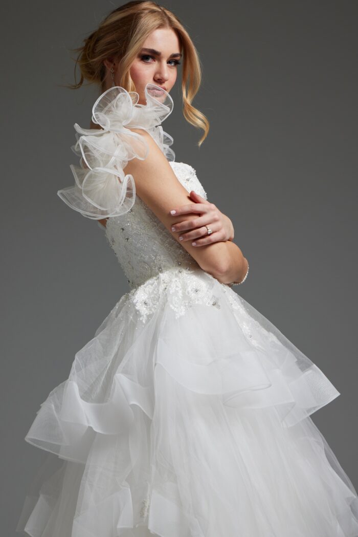 Jovani JB37575 Beaded Ballgown Bodice Bridal Wedding Dress