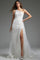 Wedding Dresses Long Bridal Gown High Slit Wedding Dress White