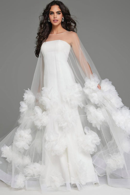 Wedding Dresses Bridal Gown A Line Floral Wedding Dress Off-White