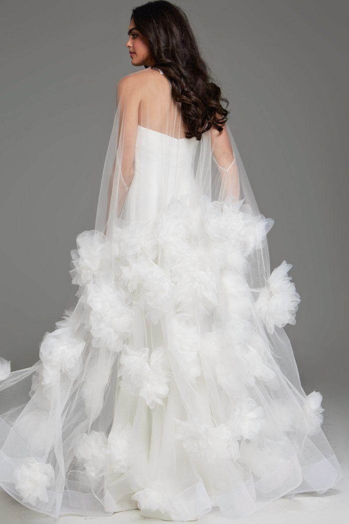 Wedding Dresses Bridal Gown A Line Floral Wedding Dress Off-White
