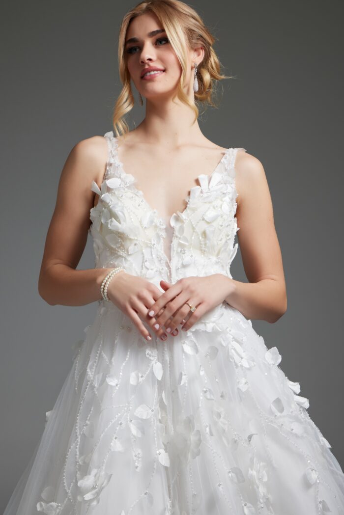 Wedding Dresses A Line Bridal Gown Open Back Wedding Dress Ivory