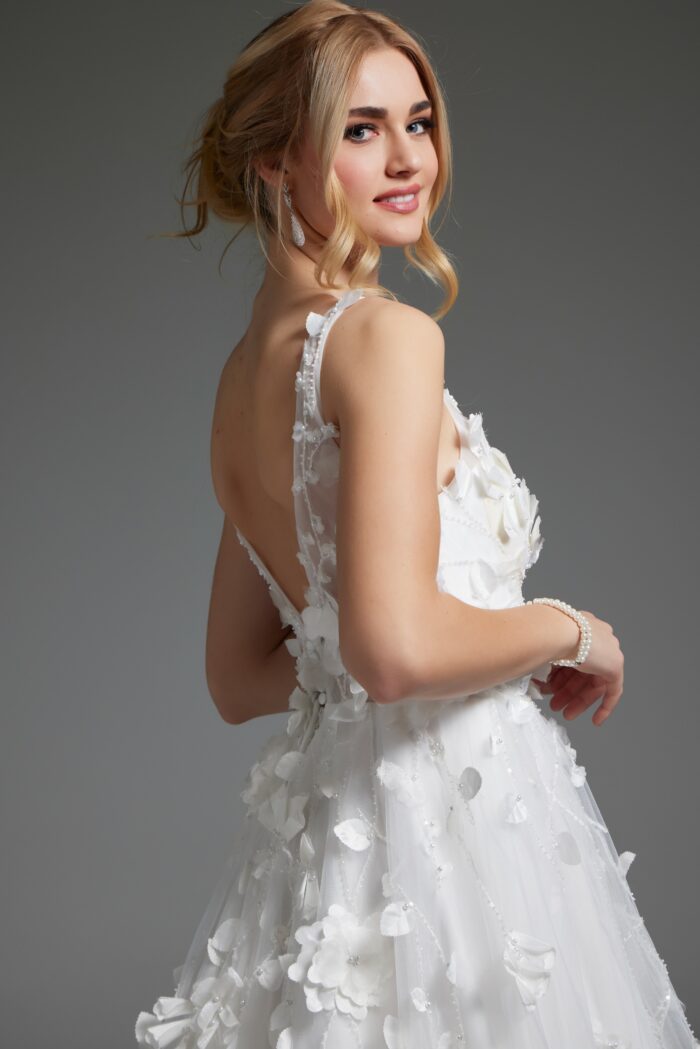 Wedding Dresses A Line Bridal Gown Open Back Wedding Dress Ivory