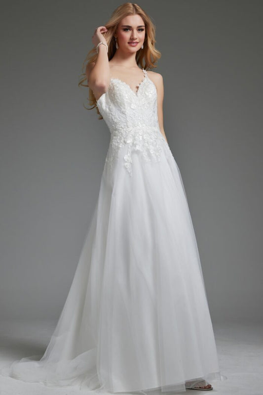 Wedding Dresses A Line Bridal Gown Beaded Wedding Dress Ivory