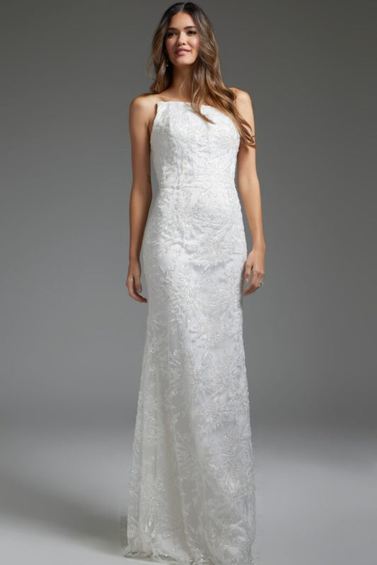 Wedding Dresses Long Bridal Gown Sequin Wedding Dress Off-White