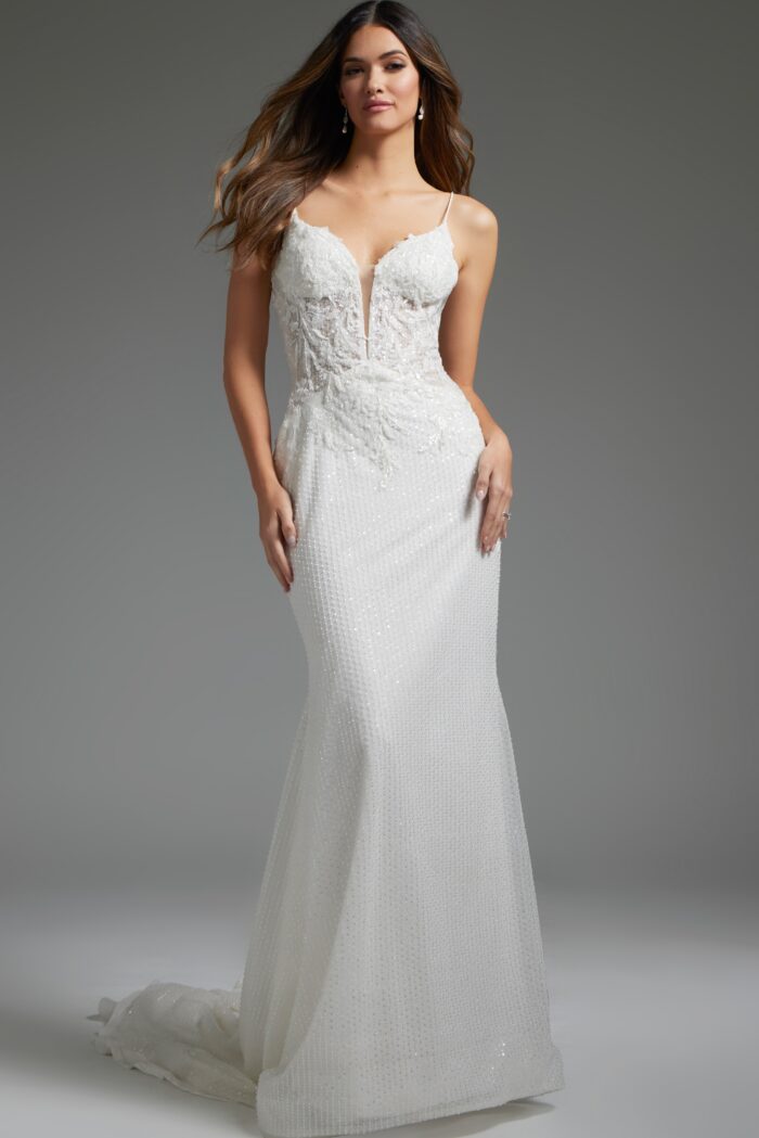Wedding Dresses Bridal Gown Lace Long Wedding Dress Ivory