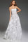 Wedding Dresses A Line Bridal Gown Long Floral Wedding Dress  Off-White