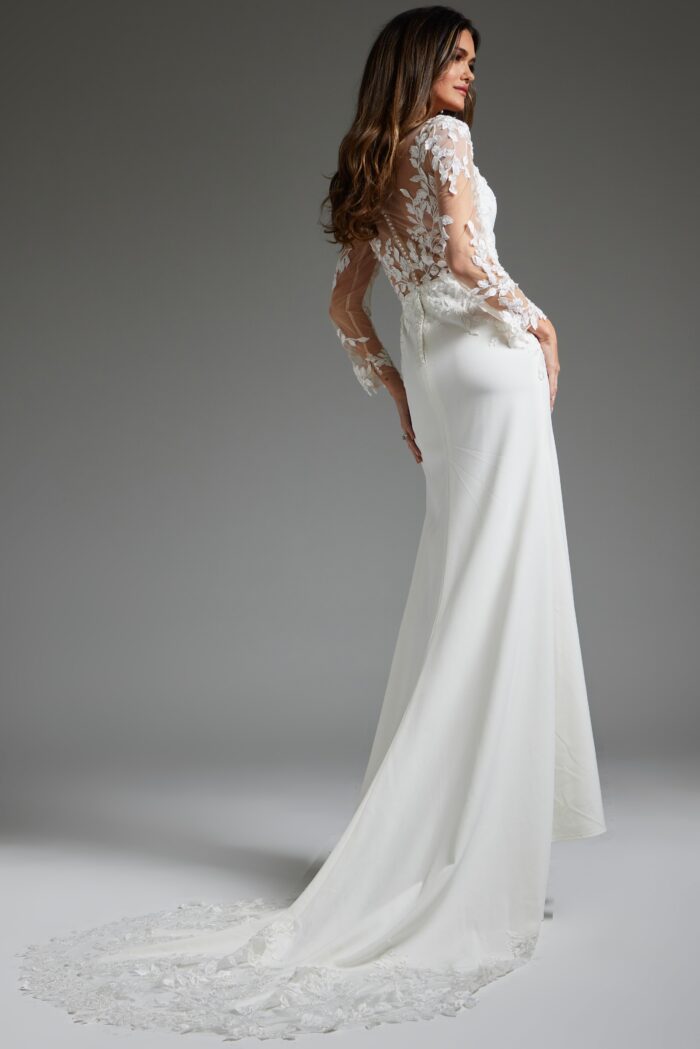 Jovani JB42297 Sheath Bridal Gown Long Wedding Dress