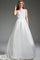 Wedding Dresses Long Bridal Gown Keyhole Neck A Line Wedding Dress Ivory