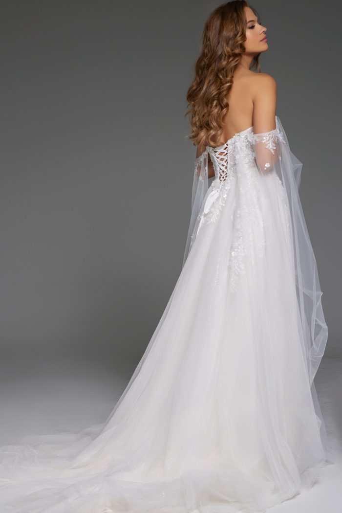 Jovani JB42481 Bridal Gown Fit Long Wedding Dress