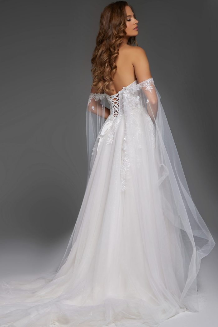 Jovani JB42481 Bridal Gown Fit Long Wedding Dress