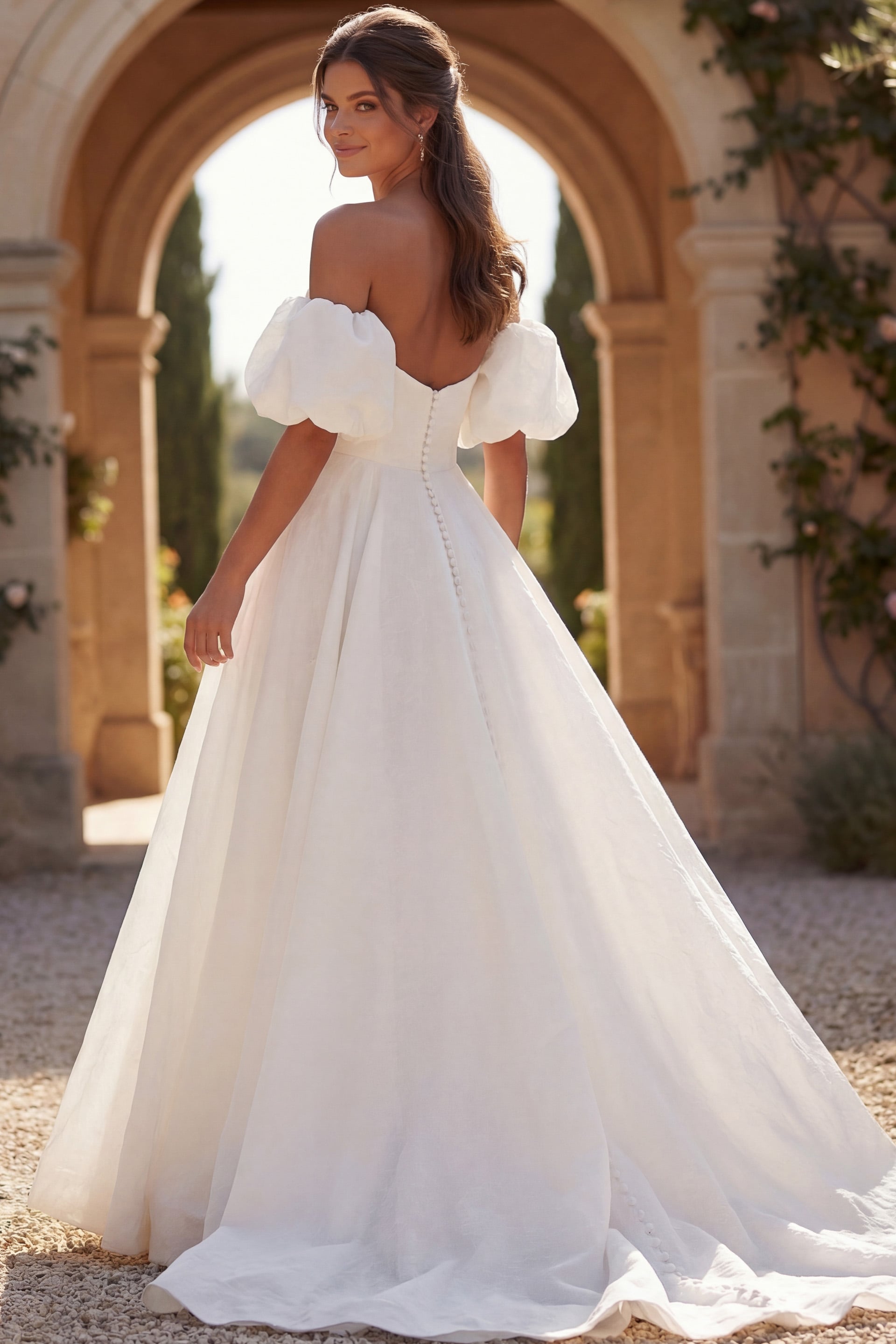 Strapless Floor-Length Organza Wedding Ball Gown Jovani JB43232