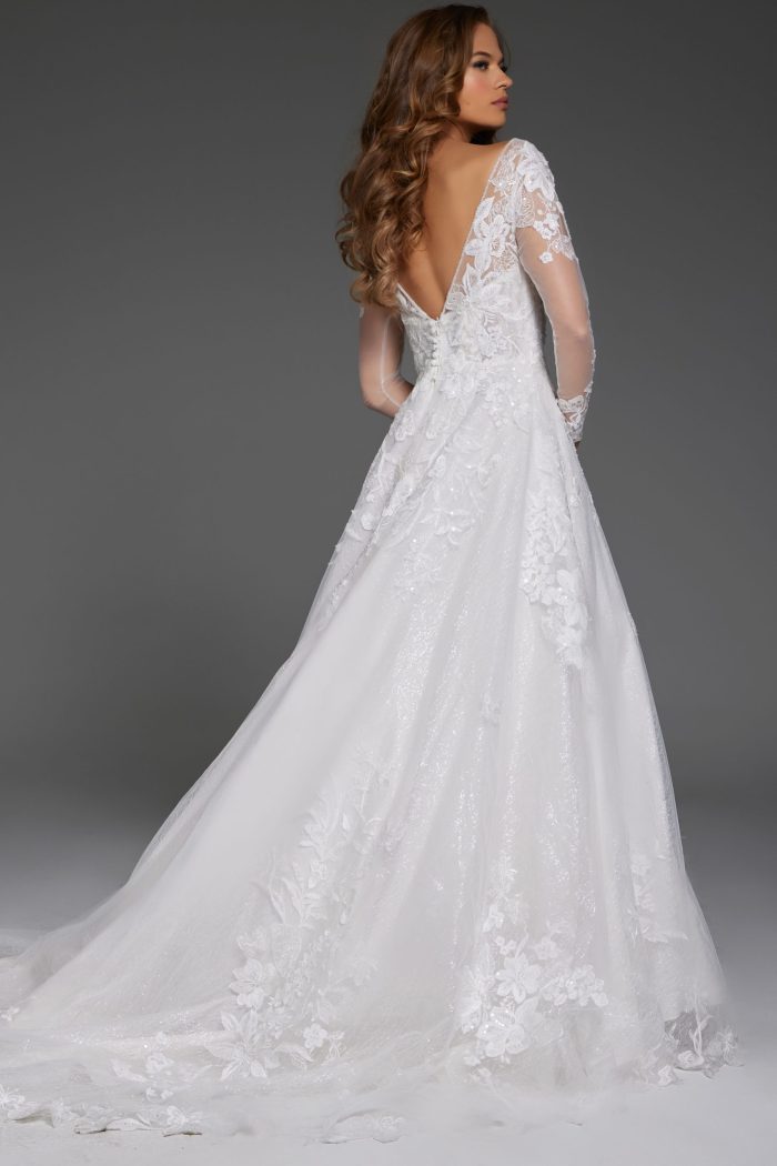 Wedding Dresses A Line Bridal Gown Sequin Long Wedding Dress Ivory/Sand