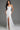 Wedding Dresses Bridal Gown Draped Long High Slit Wedding Dress Ivory