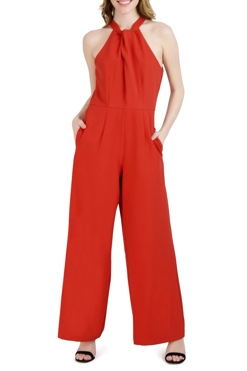 Jumpsuit Long Formal Prom Jumpsuit Orange