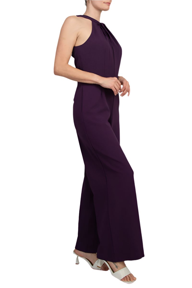 Jumpsuit Long Formal Prom Jumpsuit Plum